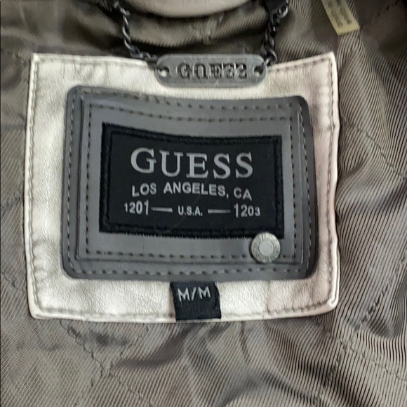 Guess leather mens jacket - Picture 2 of 2